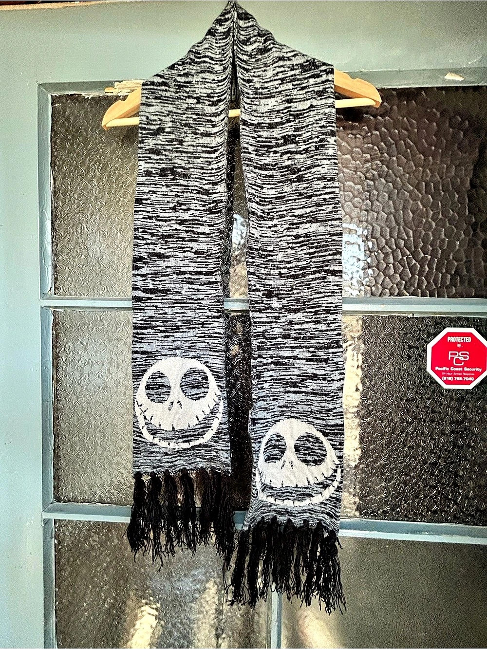 Disney The Nightmare Before Christmas Jack Skellington Knit Scarf Jack